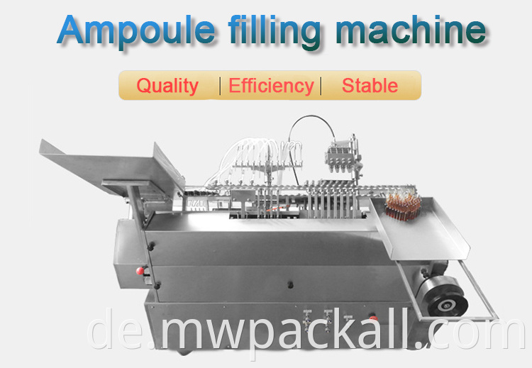 Hochgeschwindigkeit und hochwertige automatische Ampulle -Injektionsfüllmaschine Ampullenfüllungs- und Dichtungsmaschine